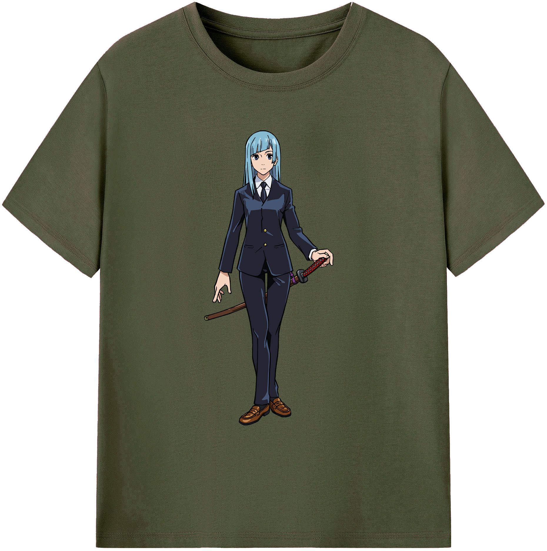 （画像用） 呪術廻戦 Jujutsu Kaisen 綿100％ メンズ半袖Tシャツ｜肌触りやわらか＆通気性